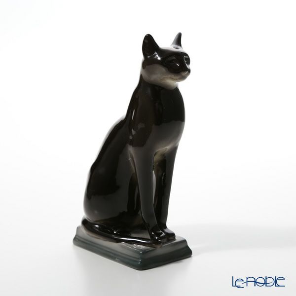 ロシア食器 インペリアル・ポーセリン フィギュリン エジプシャンキャット 16.2cm