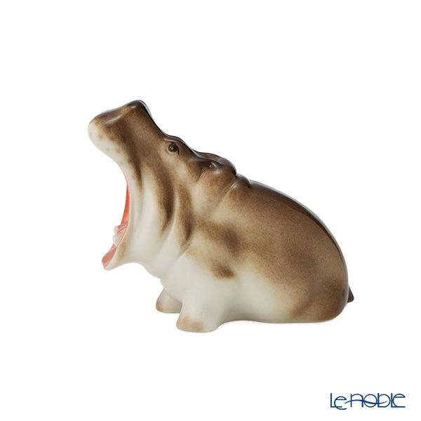 ロシア食器 インペリアル・ポーセリン フィギュリン カバ あくび