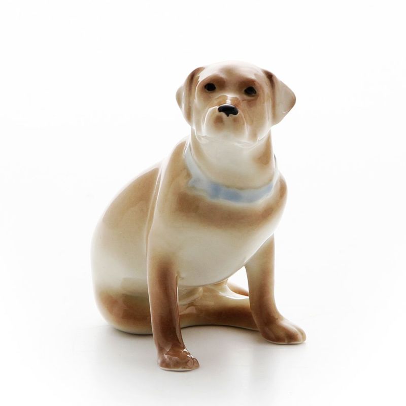 ロシア食器 インペリアル・ポーセリン フィギュリン ラブラドール 10cm