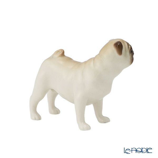 ロシア食器 インペリアル・ポーセリン フィギュリン パグ スタンディング