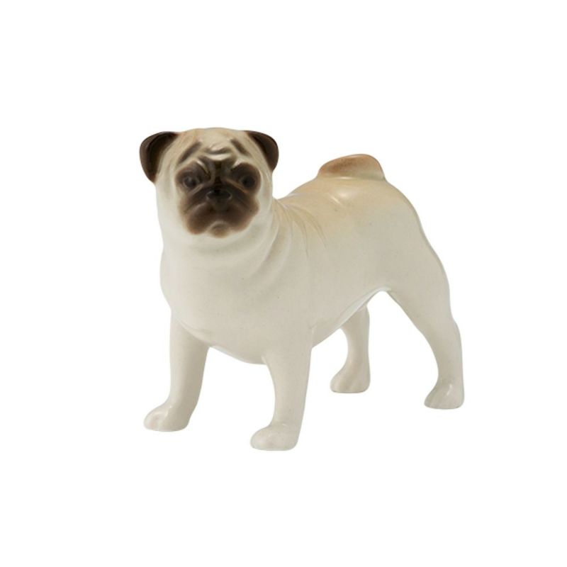 ロシア食器 インペリアル・ポーセリン フィギュリン パグ スタンディング