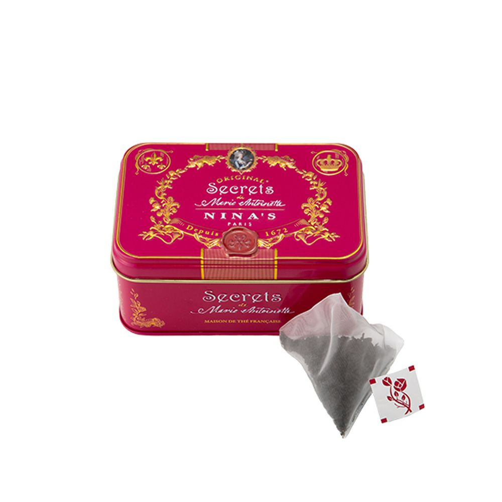 ニナス ティー／紅茶 カトルフリュイルージュ 10TB ティーバッグ缶 Royal box for tea