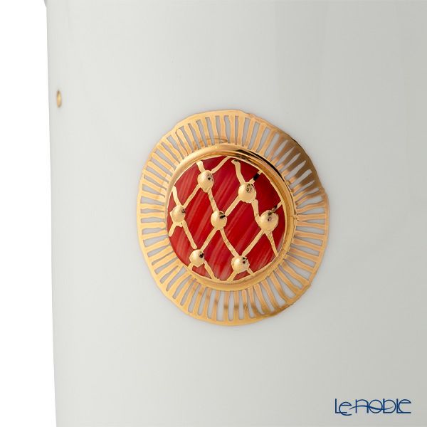 イエシア ジオメトリーゴールド マグカップ レッド／ブルー 270ml