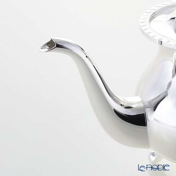 【洋白】早川シルバー 菊縁ローズ C0902 ティーポット 400ml（2人用）