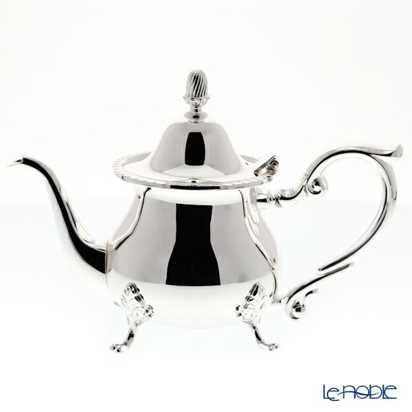 早川シルバー 菊縁ローズ C06-45 ティーポット 400ml（2人用）【ル・ノーブルオリジナル企画商品】