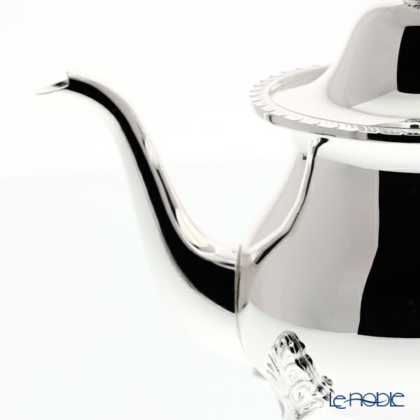 早川シルバー 菊縁ローズ C06-45 ティーポット 400ml（2人用）【ル・ノーブルオリジナル企画商品】