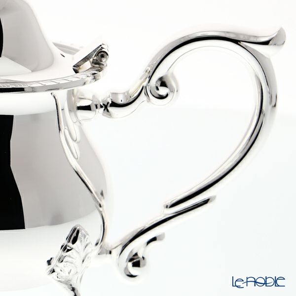 早川シルバー 菊縁ローズ C06-45 ティーポット 400ml（2人用）【ル・ノーブルオリジナル企画商品】