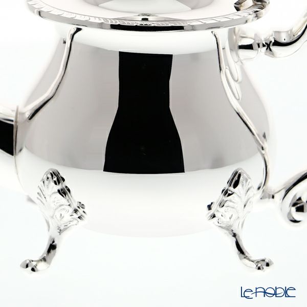 早川シルバー 菊縁ローズ C06-45 ティーポット 400ml（2人用）【ル・ノーブルオリジナル企画商品】