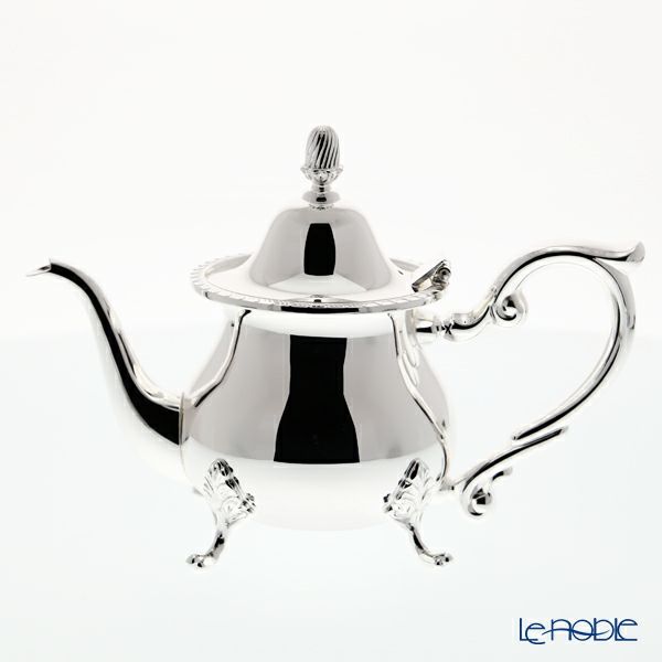 早川シルバー 菊縁ローズ C06-55 ティーセット（2人用）【ル・ノーブルオリジナル企画商品】