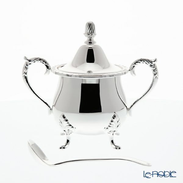 早川シルバー 菊縁ローズ C06-55 ティーセット（2人用）【ル・ノーブルオリジナル企画商品】