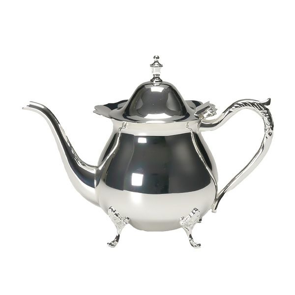 早川シルバー ローズ ティーポット 5人用 870ml C05-50【洋白】