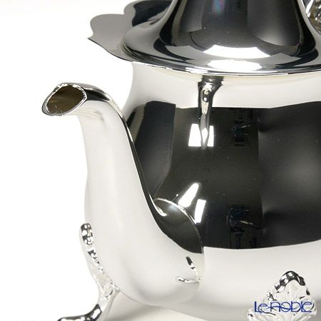 早川シルバー ローズ ティーポット 2人用 06-50【洋白】