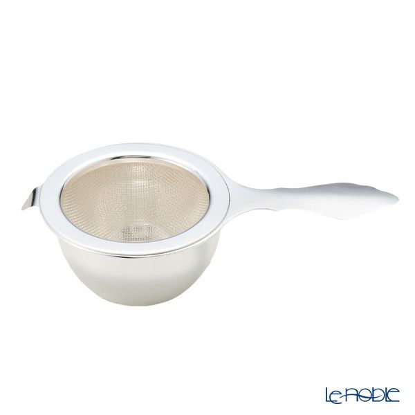 早川シルバー ティーストレーナー（網） 台付き C08-40【洋白】