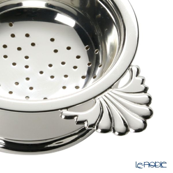 早川シルバー ティーストレーナー（両手） 台付き【洋白】