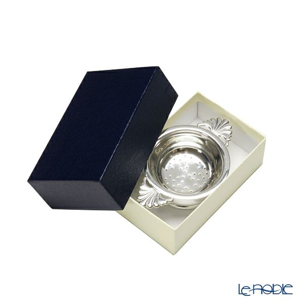 早川シルバー ティーストレーナー（両手） 台付き【洋白】