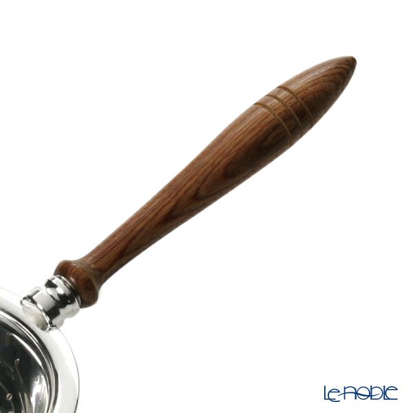 早川シルバー ティーストレーナー（木柄） 台付き【洋白】