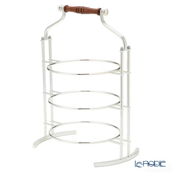 早川シルバー ハイティースタンド 3段 プレート 27cm用 19-27