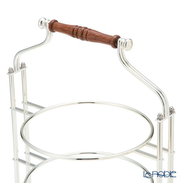 早川シルバー ハイティースタンド 3段 プレート 27cm用 19-27