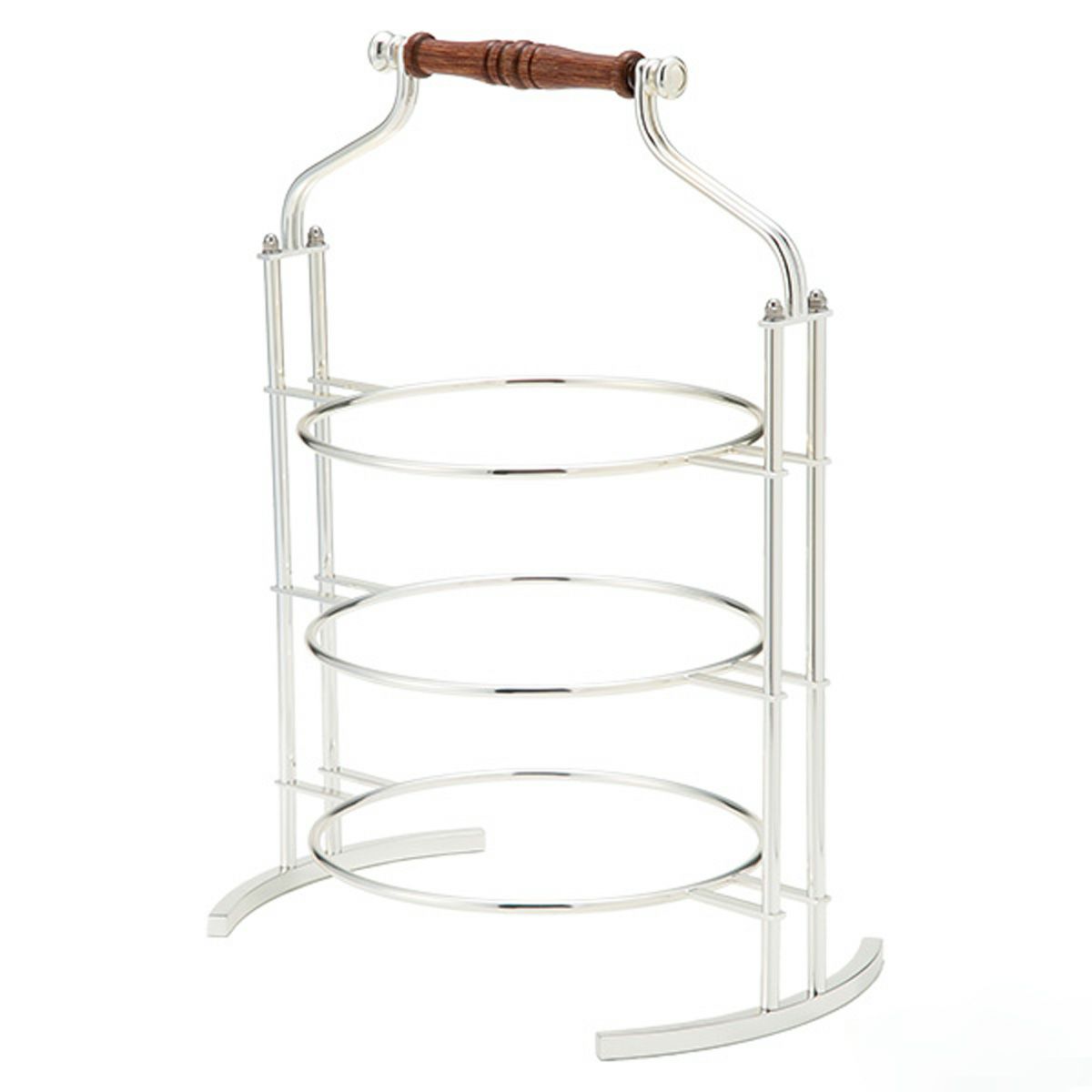 早川シルバー ハイティースタンド 3段 プレート 27cm用 19-27