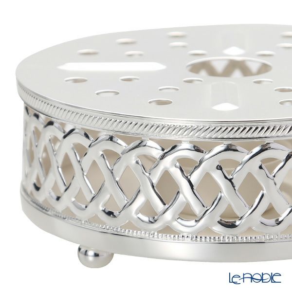 早川シルバー C20-49 ポットウォーマー 透かしパターン【洋白】