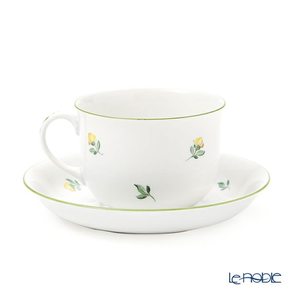 アウガルテン（AUGARTEN） ウィンナーフラワー （5089J） デイジー イエロー コーヒーカップ＆ソーサー 200ml（001シューベルトシェイプ）