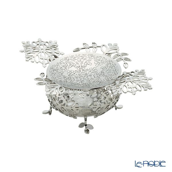 ディ・エクリュデザイン ティーストレーナー ローザ 12×10cm T0425 ステンレス製