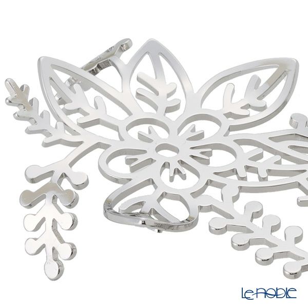 ディ・エクリュデザイン おしぼりスタンド 花 T0117 16×6cm ステンレス製