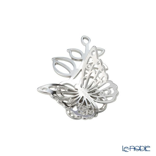 ディ・エクリュデザイン 箸置き（プチパピヨン）右リーフ 5.5cm ステンレス製