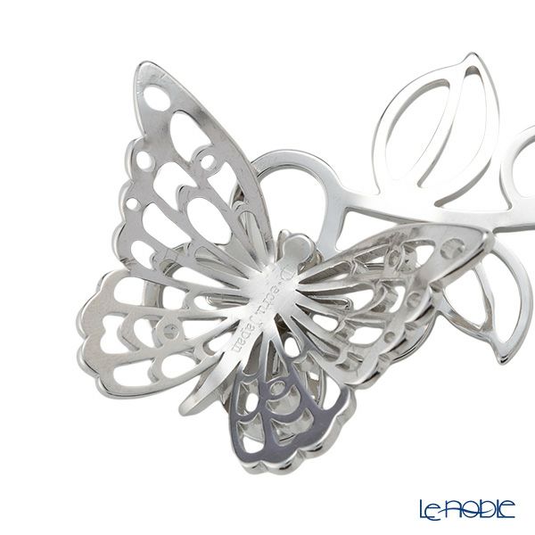 ディ・エクリュデザイン 箸置き（プチパピヨン）右リーフ 5.5cm ステンレス製