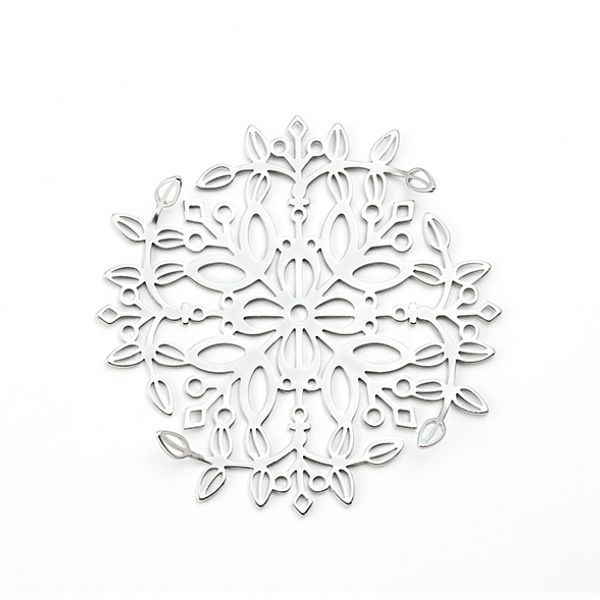 ディ・エクリュデザイン コースター ローザ T0112 12cm ステンレス製