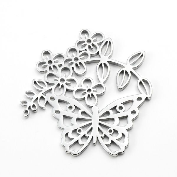 ディ・エクリュデザイン プチトリベット プチパピヨン T0238 12cm ステンレス製