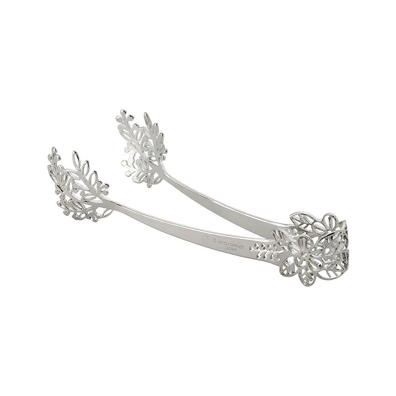 ディ・エクリュデザイン トング S リーフ 11cm T0407 ステンレス製