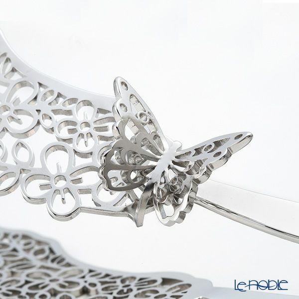 ディ・エクリュデザイン トング LP プチフラワー／プチパピヨン付 20cm T0416 ステンレス製