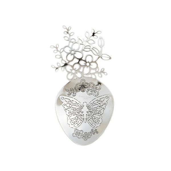 ディ・エクリュデザイン ティーメジャー／スプーン プチフラワー 8cm T0422 ステンレス製