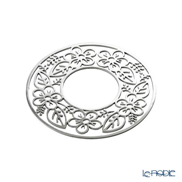 ディ・エクリュデザイン オーナメント／ナプキンリング フラワー 7cm ステンレス製