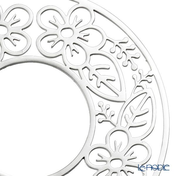 ディ・エクリュデザイン オーナメント／ナプキンリング フラワー 7cm ステンレス製