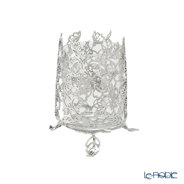 ディ・エクリュデザイン ワインボトルスタンド／ワインホルダー P サクラ ガラス付（取り外し可能） T0239 15cm ステンレス製