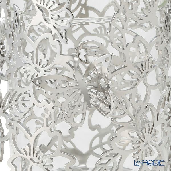 ディ・エクリュデザイン ワインボトルスタンド／ワインホルダー P サクラ ガラス付（取り外し可能） T0239 15cm ステンレス製