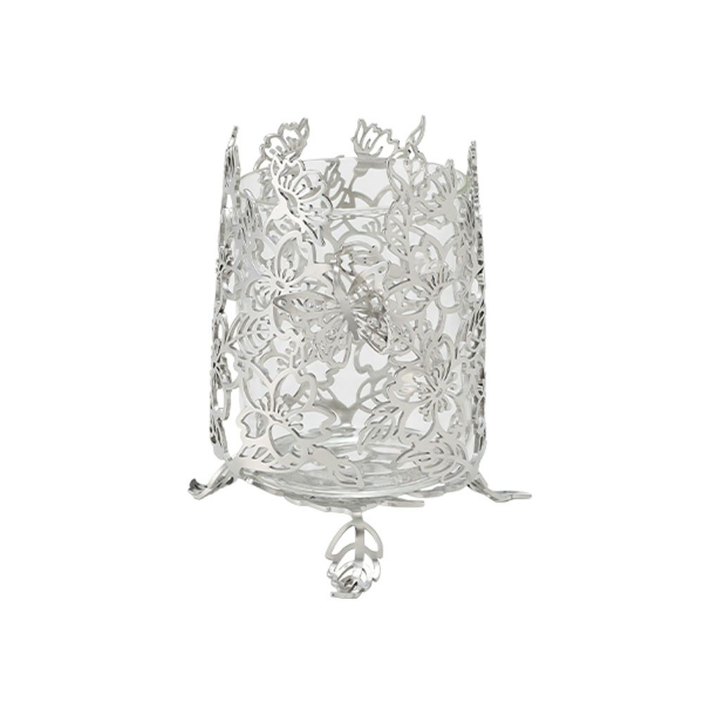 ディ・エクリュデザイン ワインボトルスタンド／ワインホルダー P サクラ ガラス付（取り外し可能） T0239 15cm ステンレス製