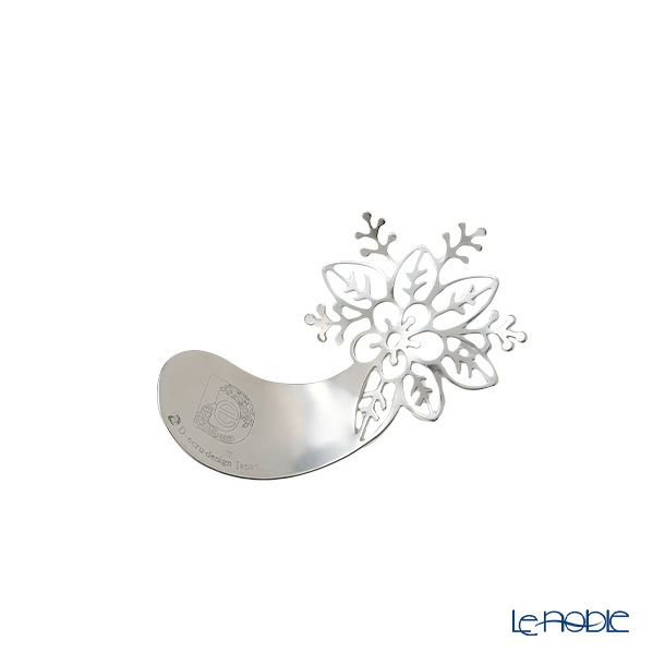 ディ・エクリュデザイン ミニフラワースパチュラ T0436 3×4cm ステンレス製