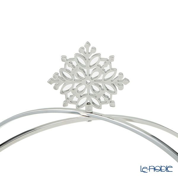 ディ・エクリュデザイン クロススタンド 3段 M ローザ T0501 直径27×高さ46cm ステンレス製 ローザ／つる草／花 【折りたたみ式】