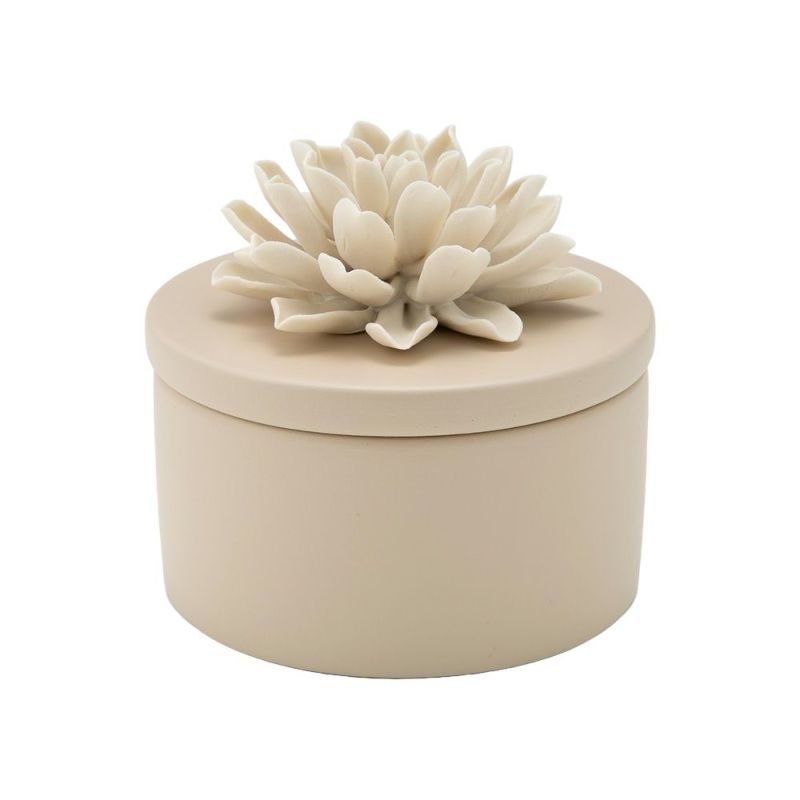 メッツァルーナ 小物入れ ダリア ベージュ S 9cm