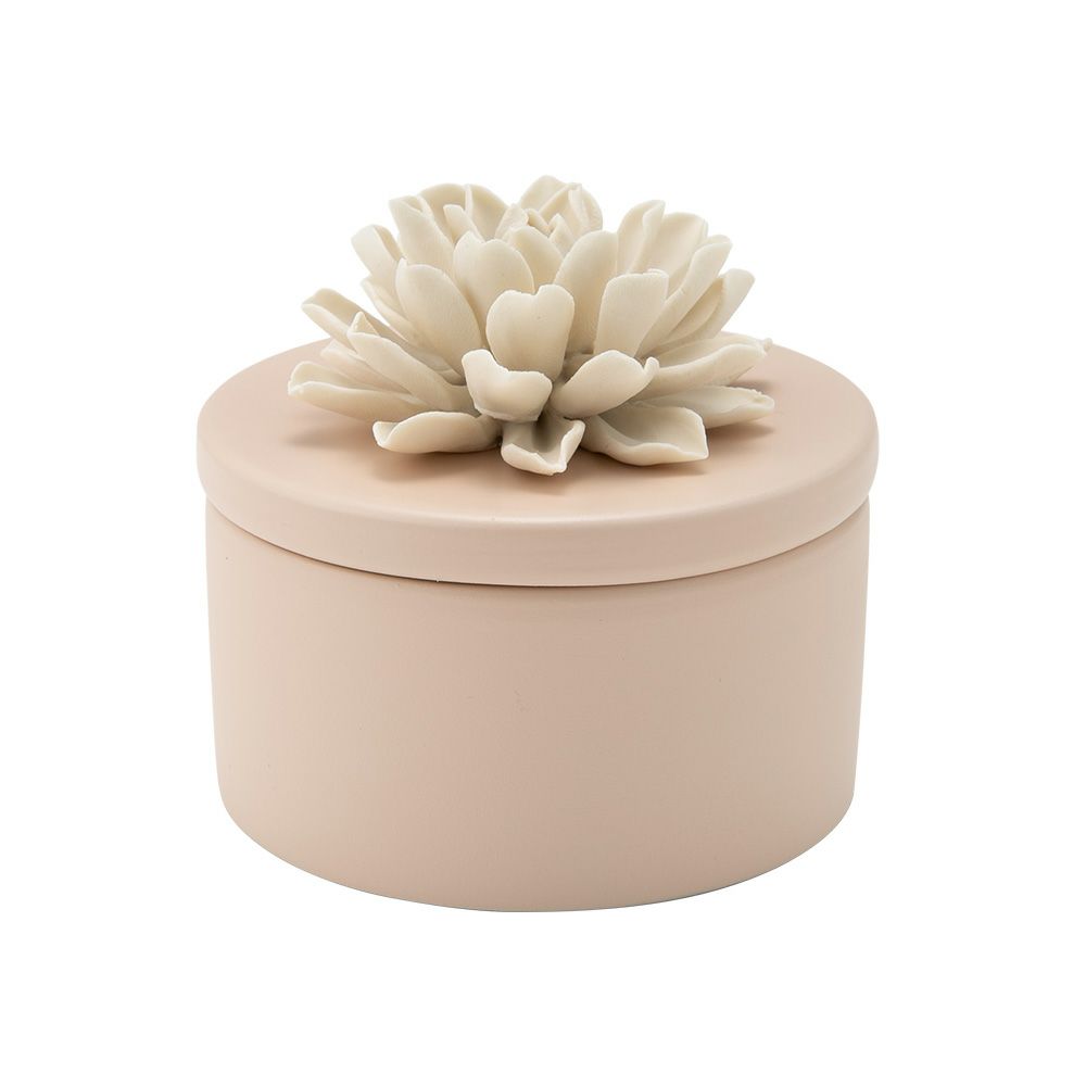 メッツァルーナ 小物入れ ダリア ピーチ S 9cm