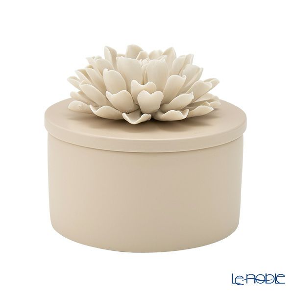 メッツァルーナ 小物入れ ダリア ベージュ L 12cm