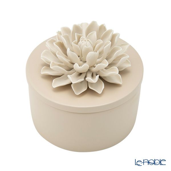 メッツァルーナ 小物入れ ダリア ベージュ L 12cm