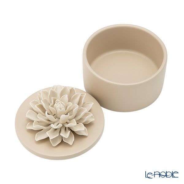 メッツァルーナ 小物入れ ダリア ベージュ L 12cm