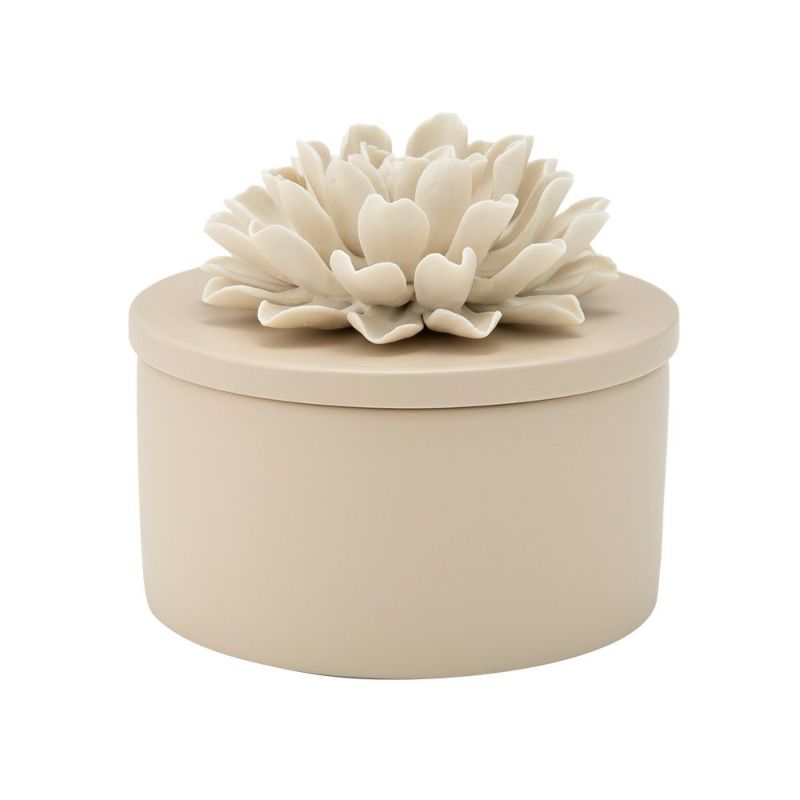 メッツァルーナ 小物入れ ダリア ベージュ L 12cm