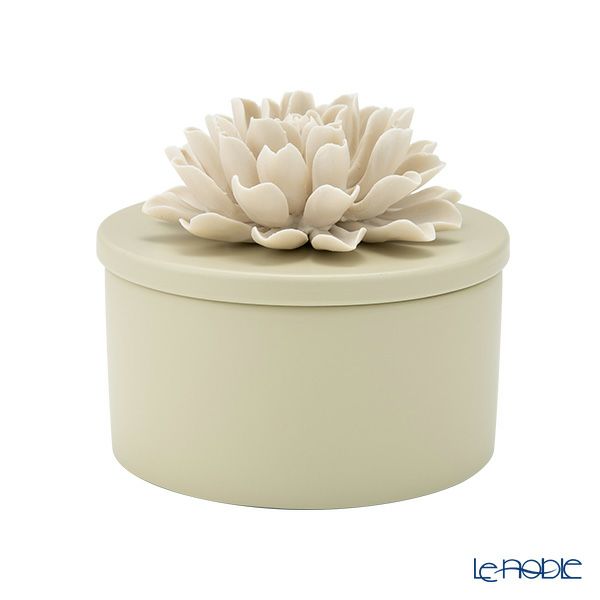 メッツァルーナ 小物入れ ダリア グリーン L 12cm