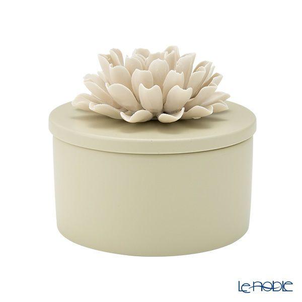 メッツァルーナ 小物入れ ダリア グリーン L 12cm