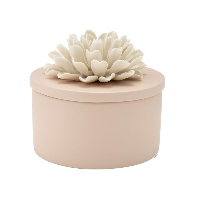 メッツァルーナ 小物入れ ダリア ピーチ L 12cm